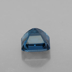 Topazio naturale blu da 1,60 ct, taglio smeraldo, VVS-VS