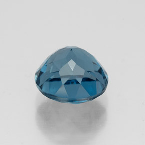 Topazio naturale blu da 2,03 ct, taglio rotondo, VVS