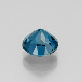 Topazio naturale blu da 1,78 ct, taglio rotondo, VS
