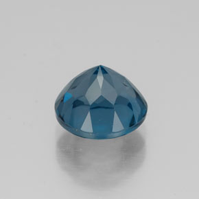 Topazio naturale blu da 2,72 ct, taglio rotondo, VVS
