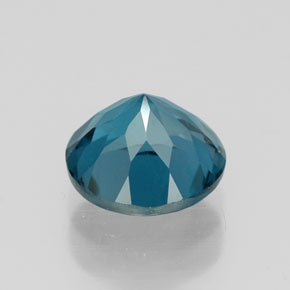 Topazio naturale blu da 1,56 ct, taglio rotondo, VS