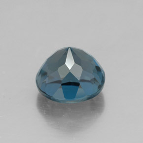 Topazio naturale blu da 2,10 ct, taglio rotondo, VS
