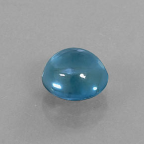 Topazio naturale blu da 1,49 ct, taglio rotondo, trasparente