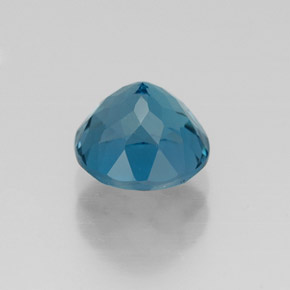 Topazio naturale blu da 1,88 ct, taglio rotondo, VS