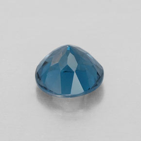 Topazio naturale blu da 1,82 ct, taglio rotondo, VVS