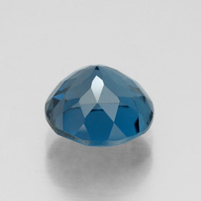 Topazio naturale blu da 2,68 ct, taglio rotondo, VVS