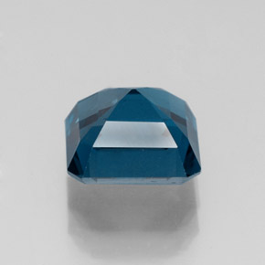 Topazio naturale blu da 2,32 ct, taglio smeraldo, VVS