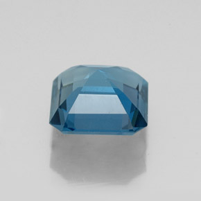 Topazio naturale blu da 2,44 ct, taglio smeraldo, VS