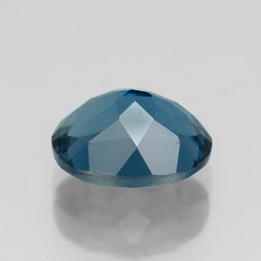 Topazio naturale blu da 2,61 ct, taglio ovale, VVS-VS
