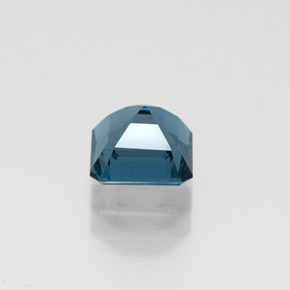 Topazio naturale blu da 1,44 ct, taglio smeraldo, VVS