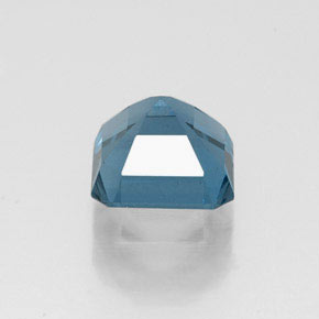 Topazio naturale blu da 1,47 ct, taglio smeraldo, VVS
