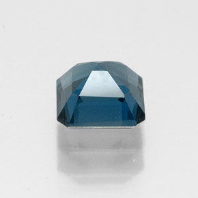 Topazio naturale blu da 1,35 ct, taglio smeraldo, VVS