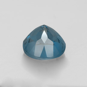 Topazio naturale blu da 2,03 ct, taglio rotondo, VVS
