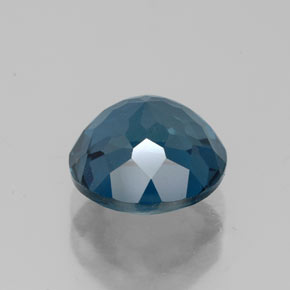Topazio naturale blu da 2,61 ct, taglio rotondo, VS