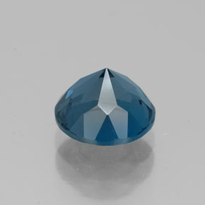 Topazio naturale blu da 1,87 ct, taglio rotondo, VS