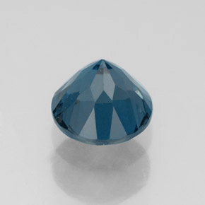 Topazio naturale blu da 1,97 ct, taglio rotondo, VS-SI