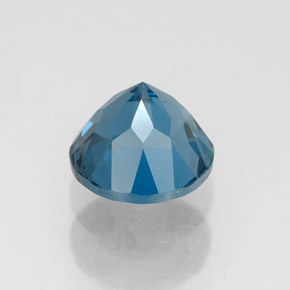 Topazio naturale blu da 1,98 ct, taglio rotondo, VS