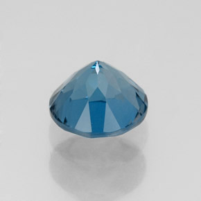 Topazio naturale blu da 1,79 ct, taglio rotondo, VS
