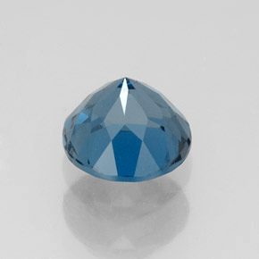 Topazio naturale blu da 1,83 ct, taglio rotondo, VVS