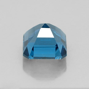 Topazio naturale blu da 2,47 ct, taglio smeraldo, VVS