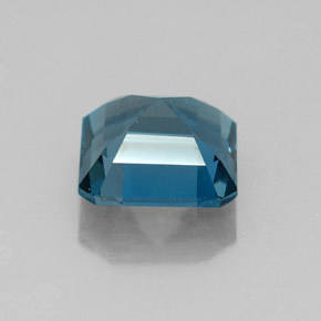 Topazio naturale blu da 2,06 ct, taglio smeraldo, VS