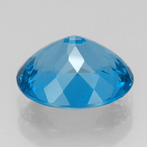Topazio naturale blu da 11,16 ct, taglio ovale, VS