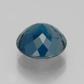 Topazio naturale blu da 3,36 ct, taglio rotondo, VS