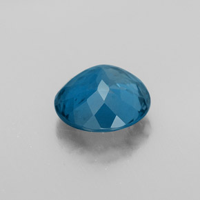 Topazio naturale blu da 3,34 ct, taglio rotondo, VS-SI