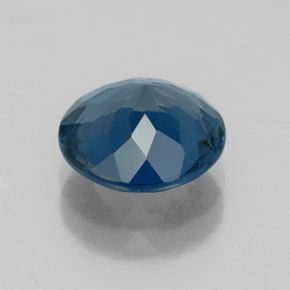 Topazio naturale blu da 2,53 ct, taglio rotondo, VS