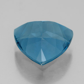 Topazio naturale blu da 6,69 ct, trillion, VVS
