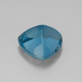 Topazio naturale blu da 5,28 ct, trillion, VVS