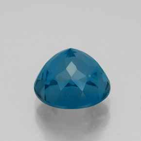 Topazio naturale blu da 3,97 ct, taglio rotondo, VS
