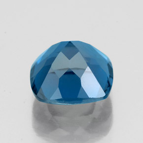 Topazio naturale blu da 2,84 ct, taglio a cuscino, VS