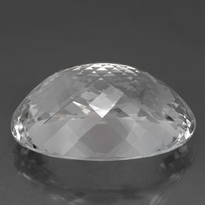 Topazio naturale bianco da 80,85 ct, taglio ovale, VVS