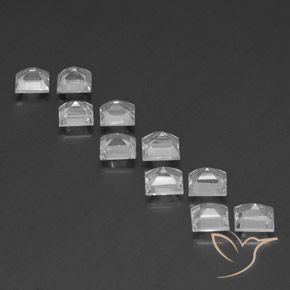 Gemme di Topazio Bianco naturale da 8.24 ct, Quadrato, VS