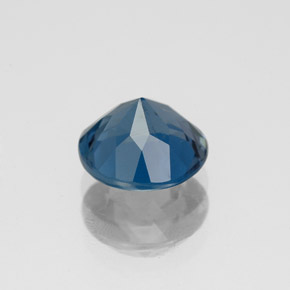 Topazio naturale blu da 2,20 ct, taglio rotondo, SI