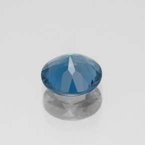 Topazio naturale blu da 1,75 ct, taglio rotondo, SI
