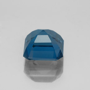 Topazio naturale blu da 3,34 ct, taglio smeraldo, SI