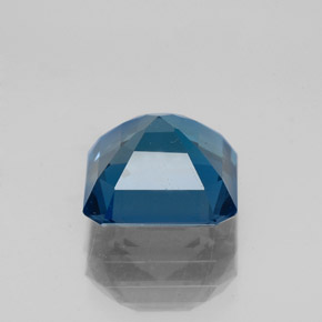 Topazio naturale blu da 3,03 ct, taglio smeraldo, VVS