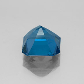 Topazio naturale blu da 2,85 ct, taglio smeraldo, VS-SI