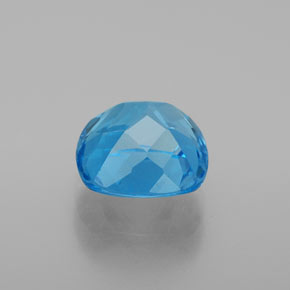 Topazio naturale blu da 2,77 ct, taglio a cuscino, SI