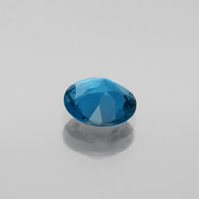 Topazio naturale blu da 1,66 ct, taglio rotondo, VS
