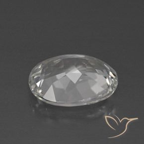 Topazio Bianco trasparente naturale da 4.08 ct, Ovale, VVS