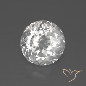 Topazio Bianco trasparente naturale da 5.22 ct, Rotondo, VS