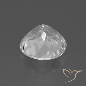 Topazio Bianco trasparente naturale da 4.34 ct, Rotondo, VVS-VS