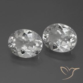 Gemme di Topazio Bianco naturale da 7.48 ct, Ovale, VVS-VS