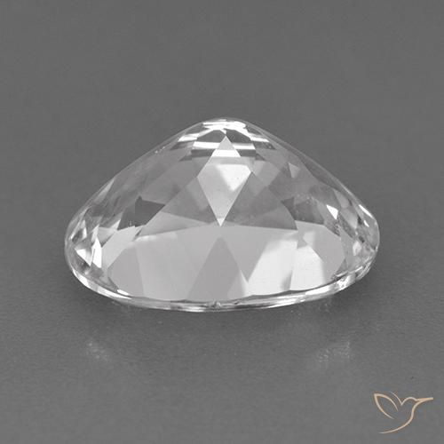 Topazio Bianco naturale da 4.30 ct, Ovale, VVS-VS
