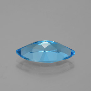Topazio Blu svizzero naturale da 4.59 ct, Taglio marquise, VVS