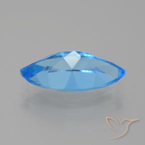 Topazio Blu svizzero naturale da 4.71 ct, Taglio marquise, VVS-VS