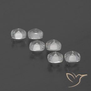 Gemme di Topazio Bianco trasparente naturale da 2.82 ct, Cuscino, VVS-VS